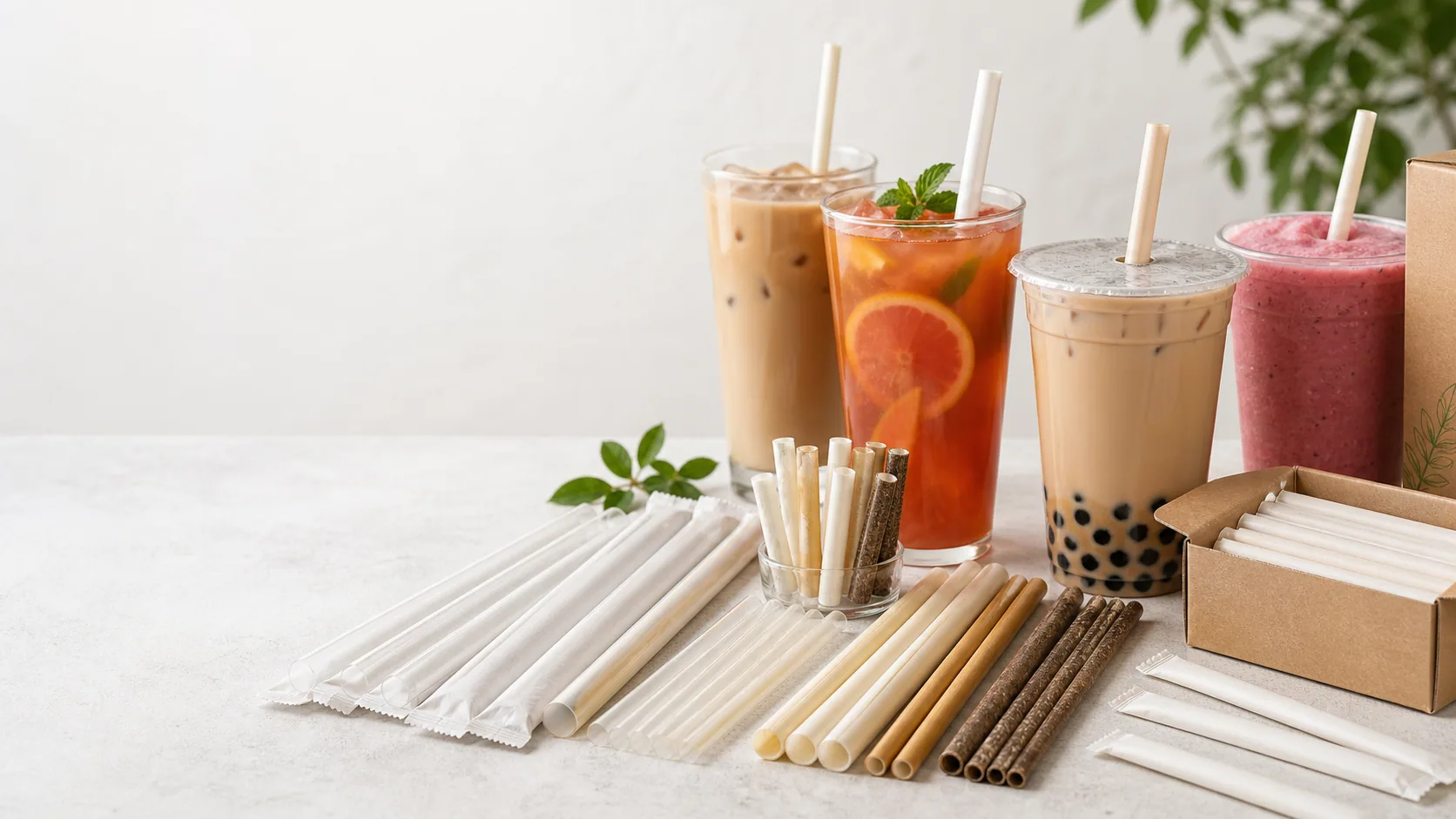 Eco-Friendly Fiber Straws