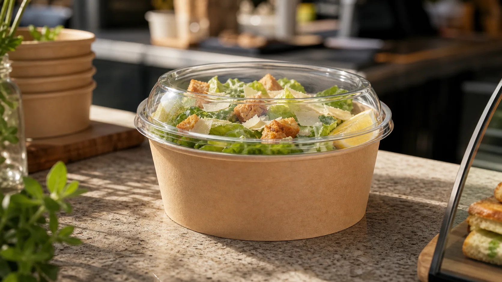 Wholesale Paper Salad Bowls for Foodservice Packaging