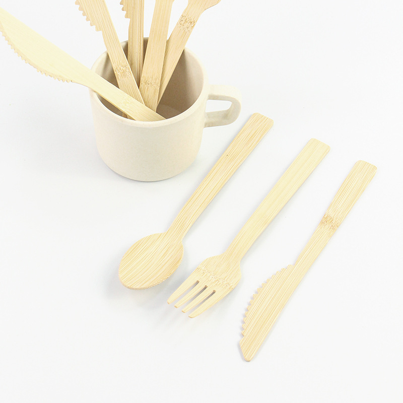 Customized Disposable Bamboo Cutlery Set  - view 5