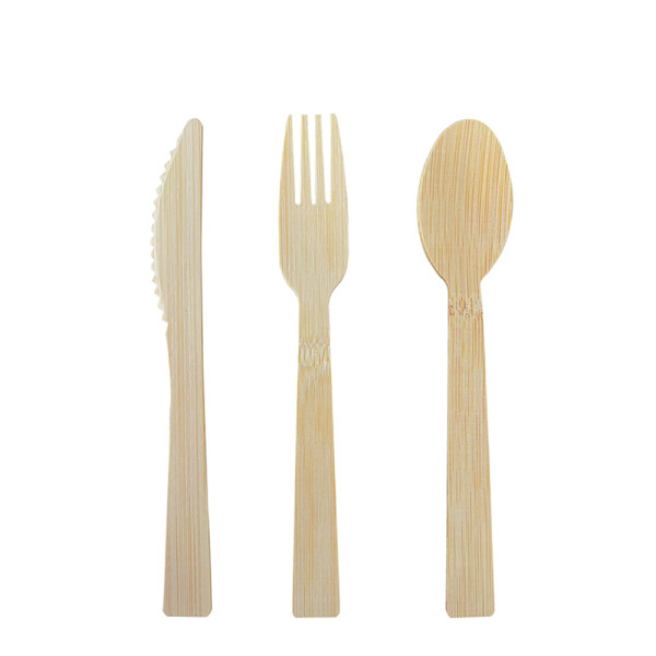 Customized Disposable Bamboo Cutlery Set  - view 2