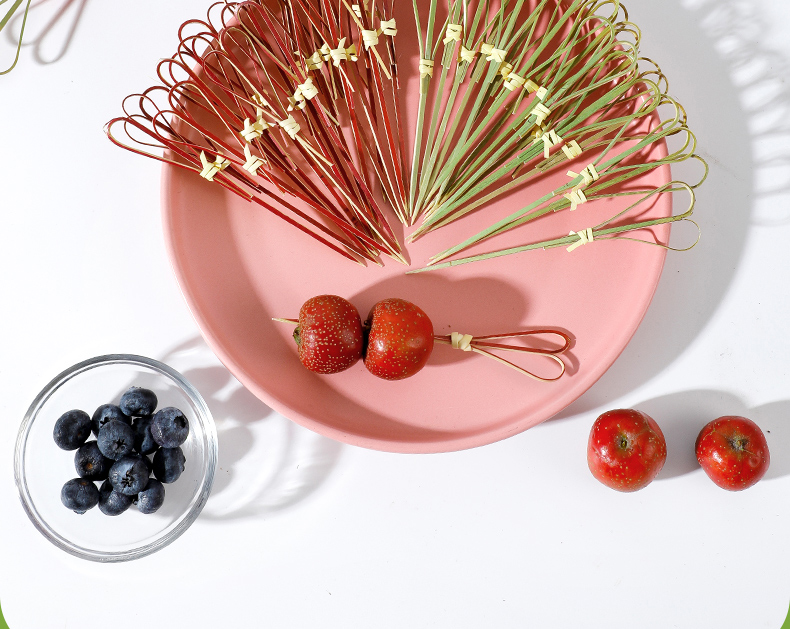 Disposable Bamboo Knotted Skewers