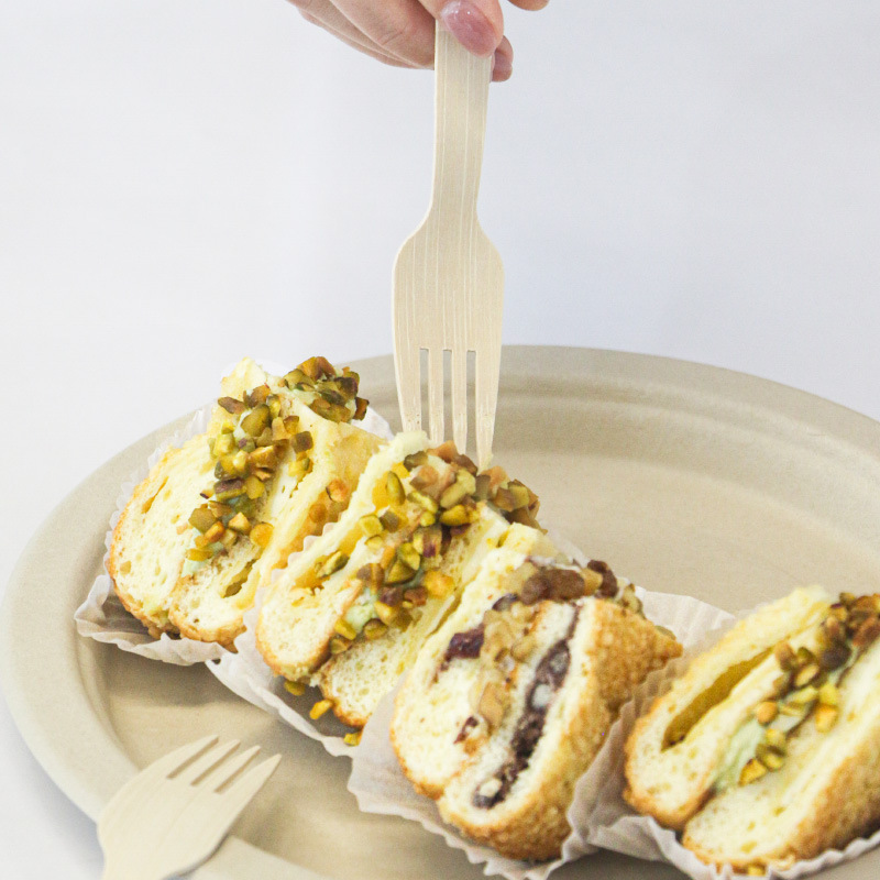 Disposable Bamboo Fork - view 2