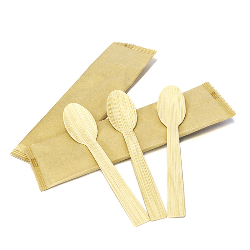 Disposable Bamboo Spoon  - view 3