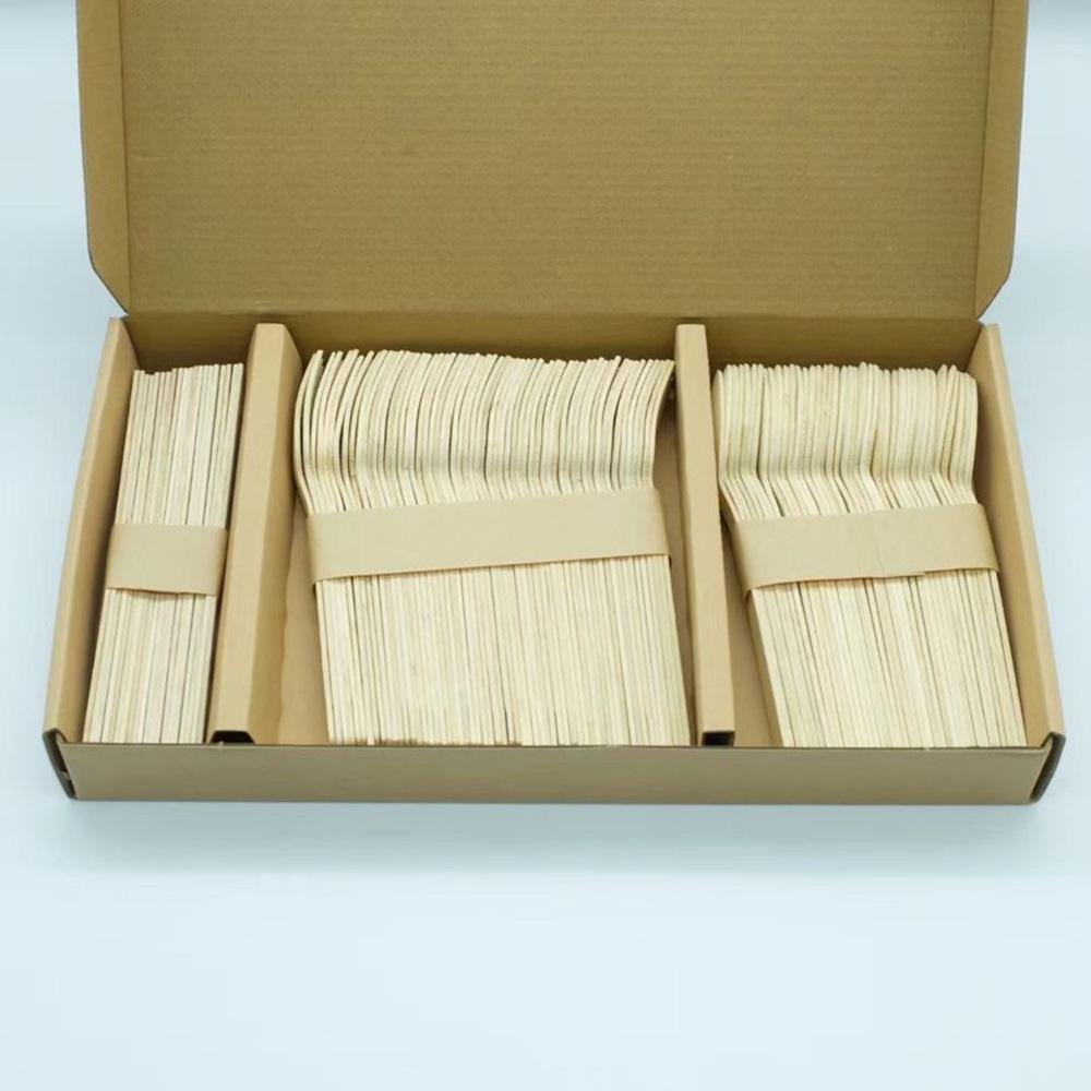 Disposable Bamboo Cutlery Set-170mm - view 6
