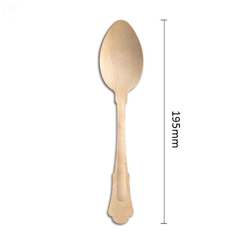 Disposable Wooden Spoon All Sizes - 11