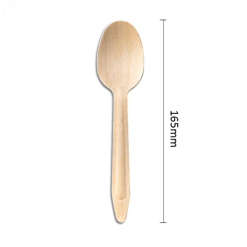 Disposable Wooden Spoon All Sizes - 9