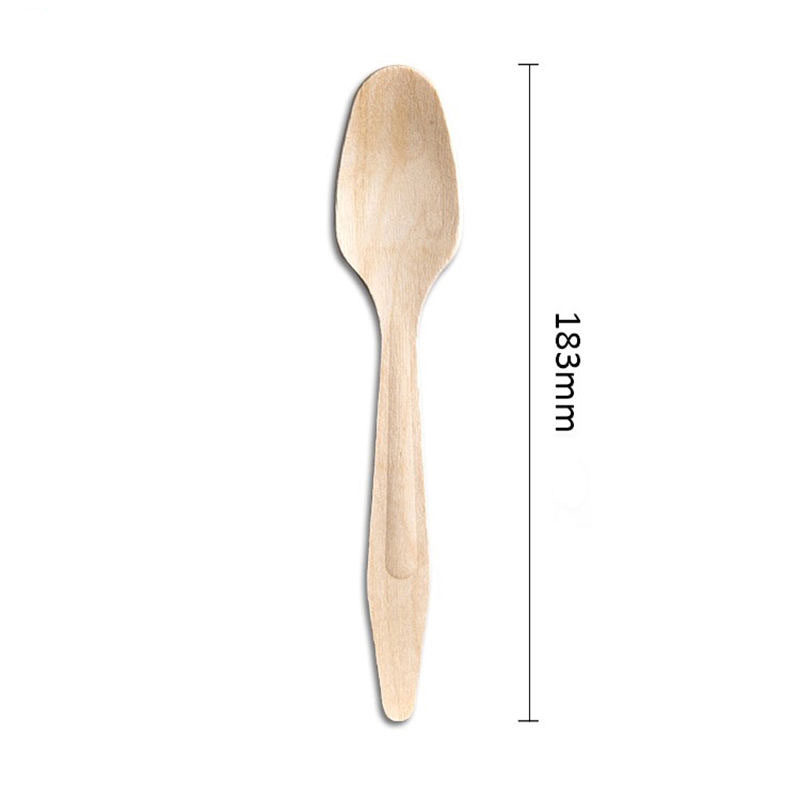 Disposable Wooden Spoon All Sizes - 10
