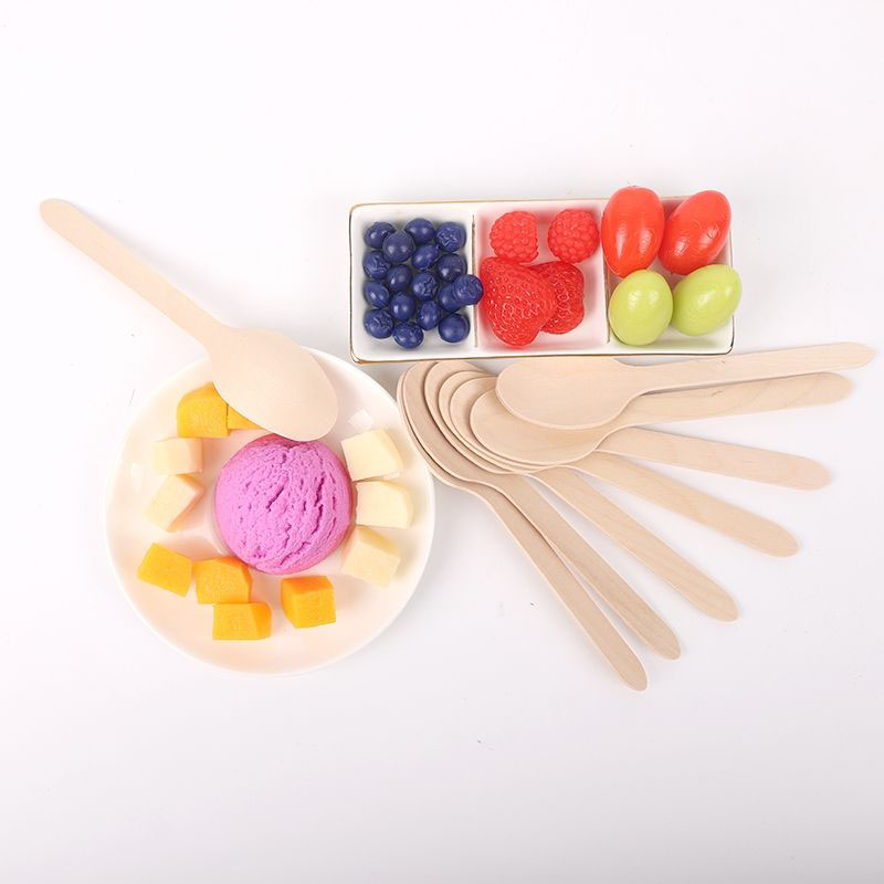 Disposable Wooden Spoon All Sizes - 2