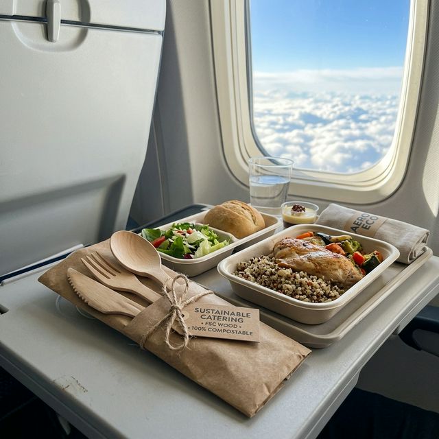 How Airlines Source Premium Disposable Wooden Cutlery