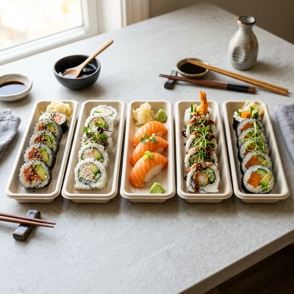 Narrow Display Trays & Snack Dishes