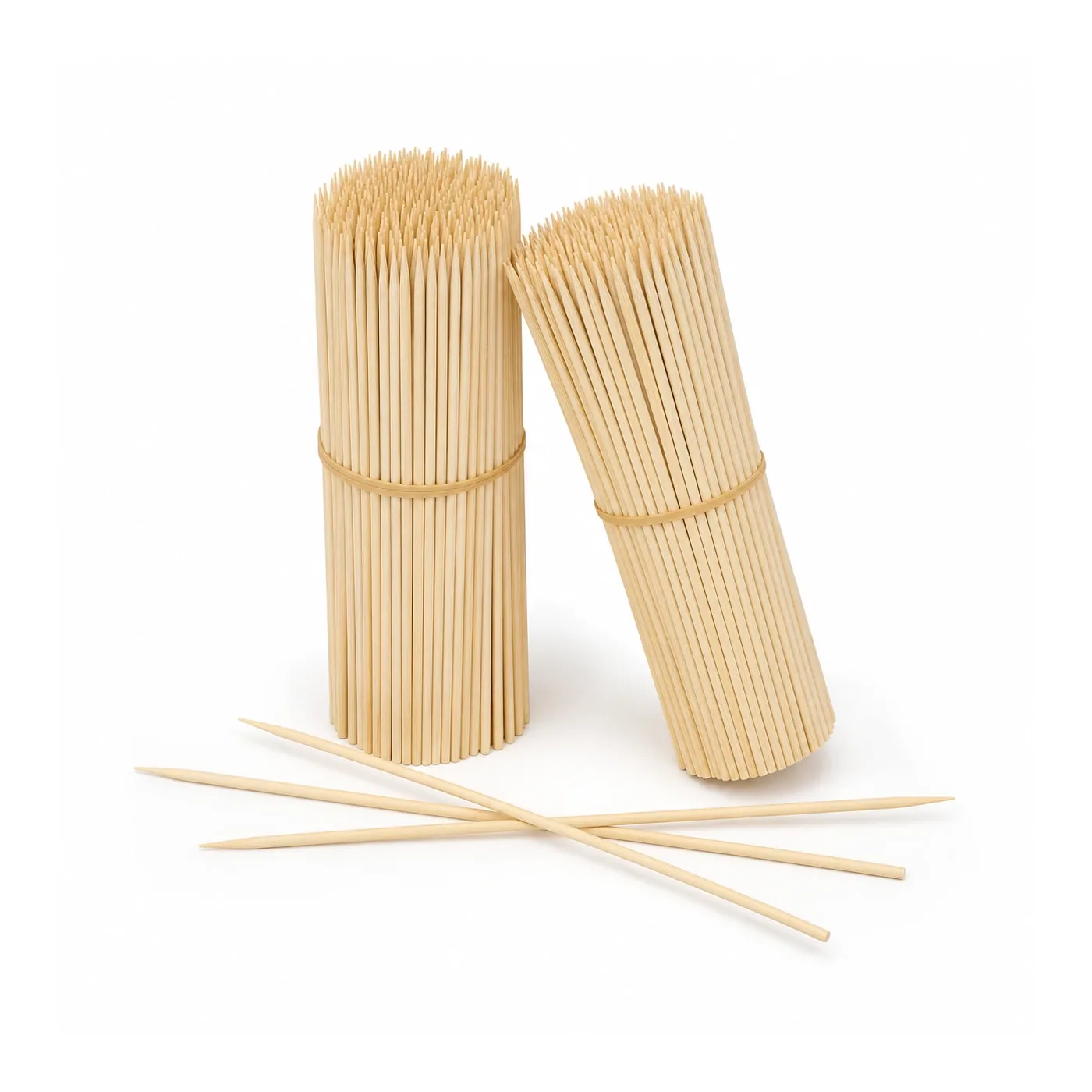 Spiedini per barbecue in bambù sfusi da 8 pollici