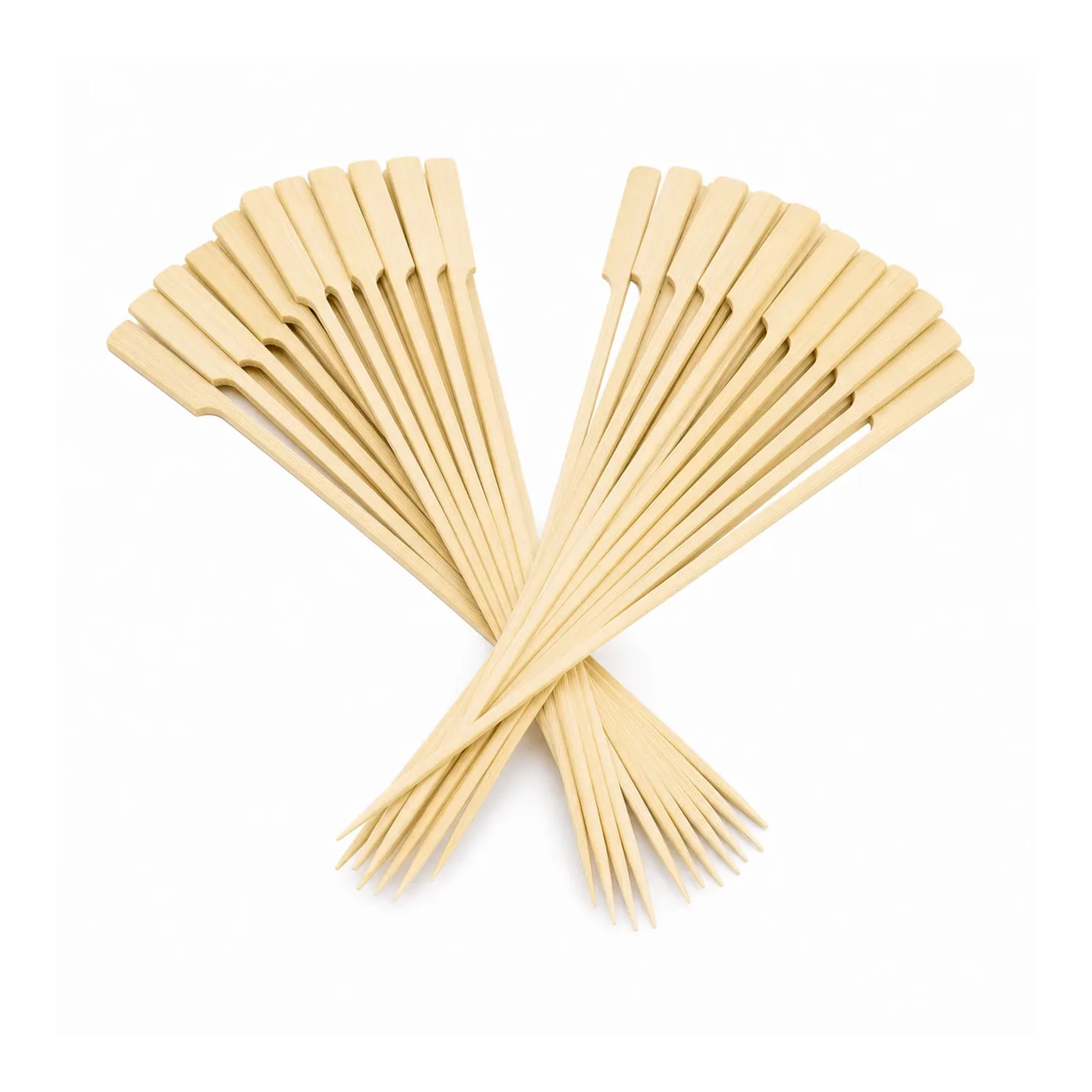 Wholesale Bamboo Teppo Paddle Skewer 7.9 inch