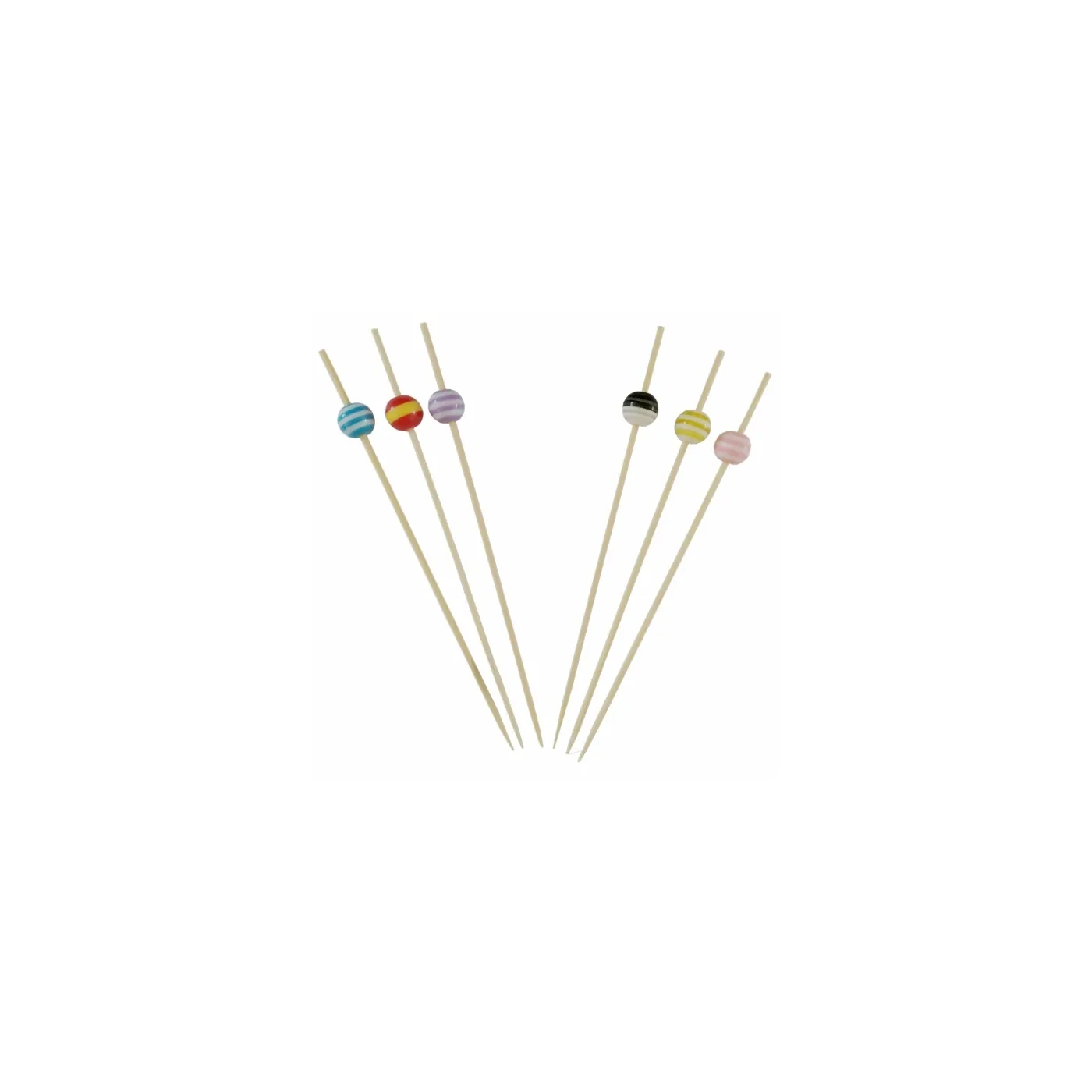 Wholesale Colorful Beaded Cocktail Picks 7 inch