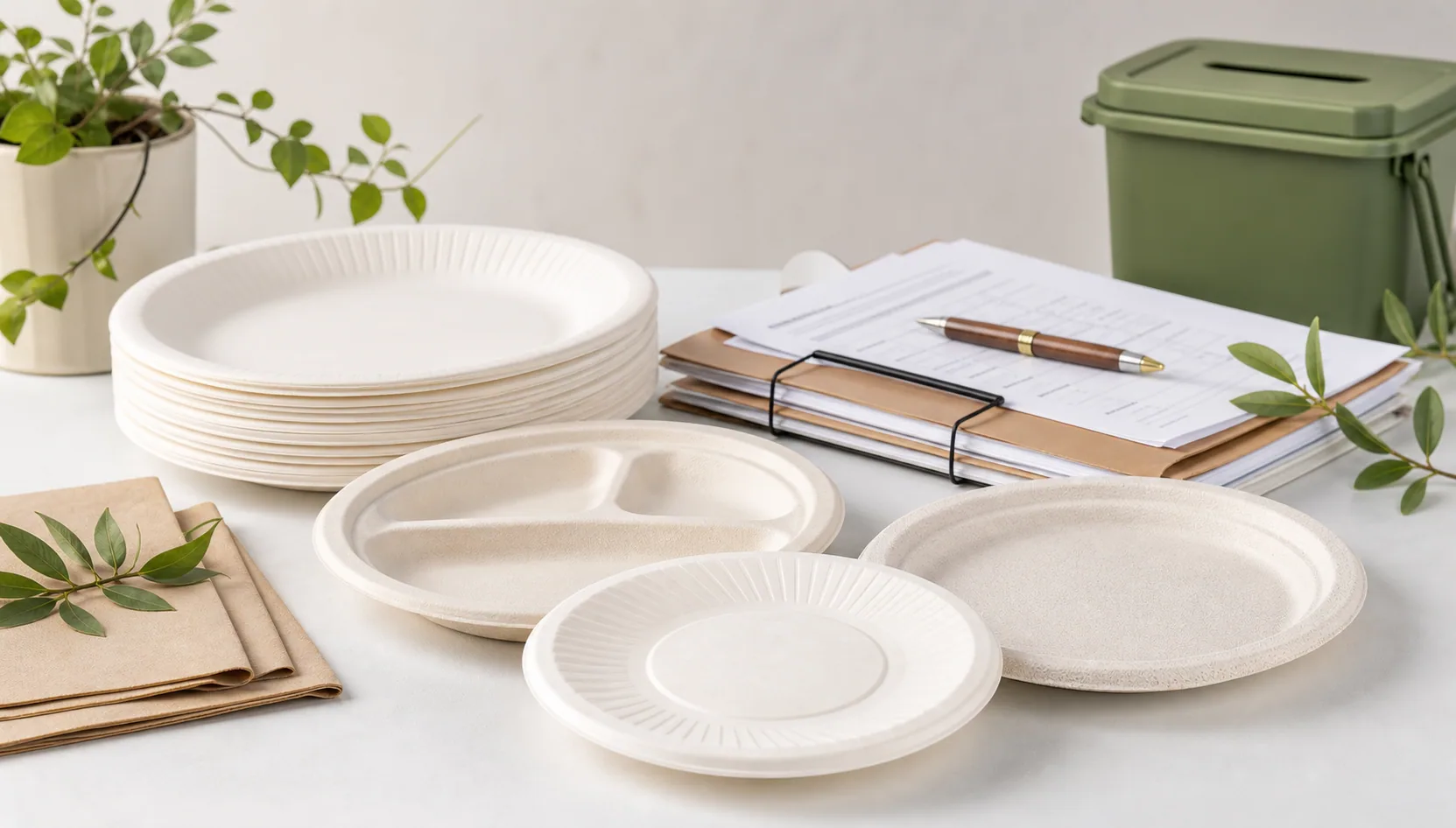 are paper plates compostable guide for compostable paper plates and bagasse plates