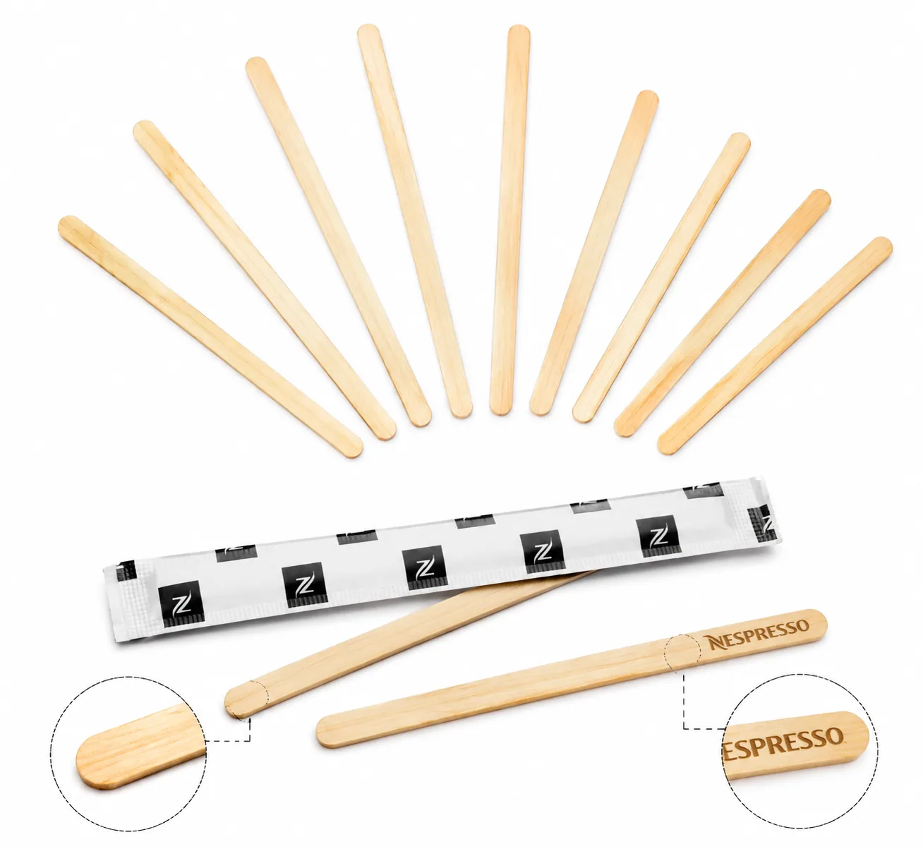 Custom Packaging, Sizing, and OEM Support for Coffee Stirrers