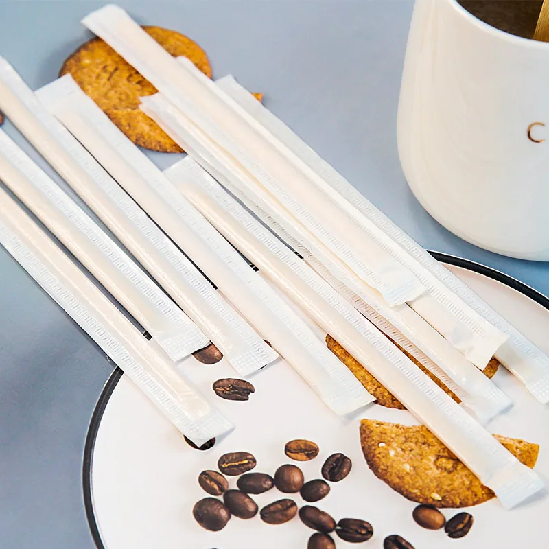 Custom Bamboo Stir Sticks with Logo, Shape, and Packaging Options