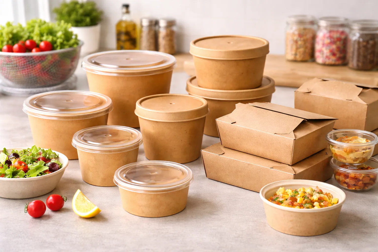 Wholesale Paper Food Containers for Restaurants, Cafes, and Foodservice Brands