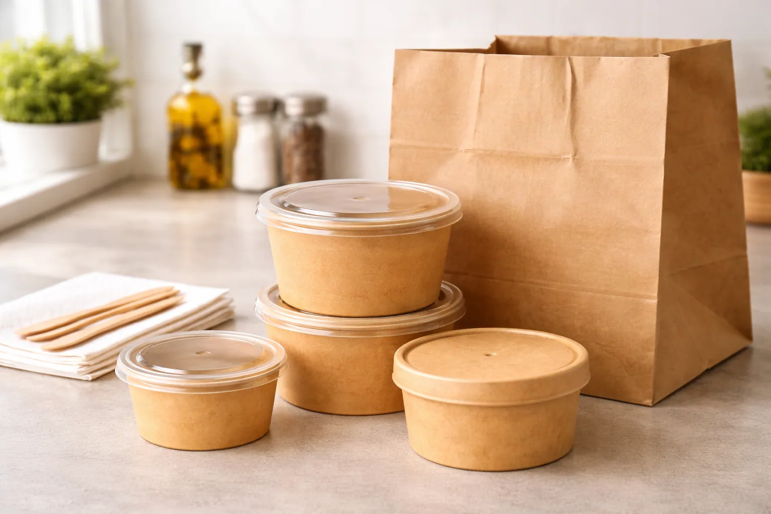 How to Choose the Right Paper Food Container Size, Shape, and Lid