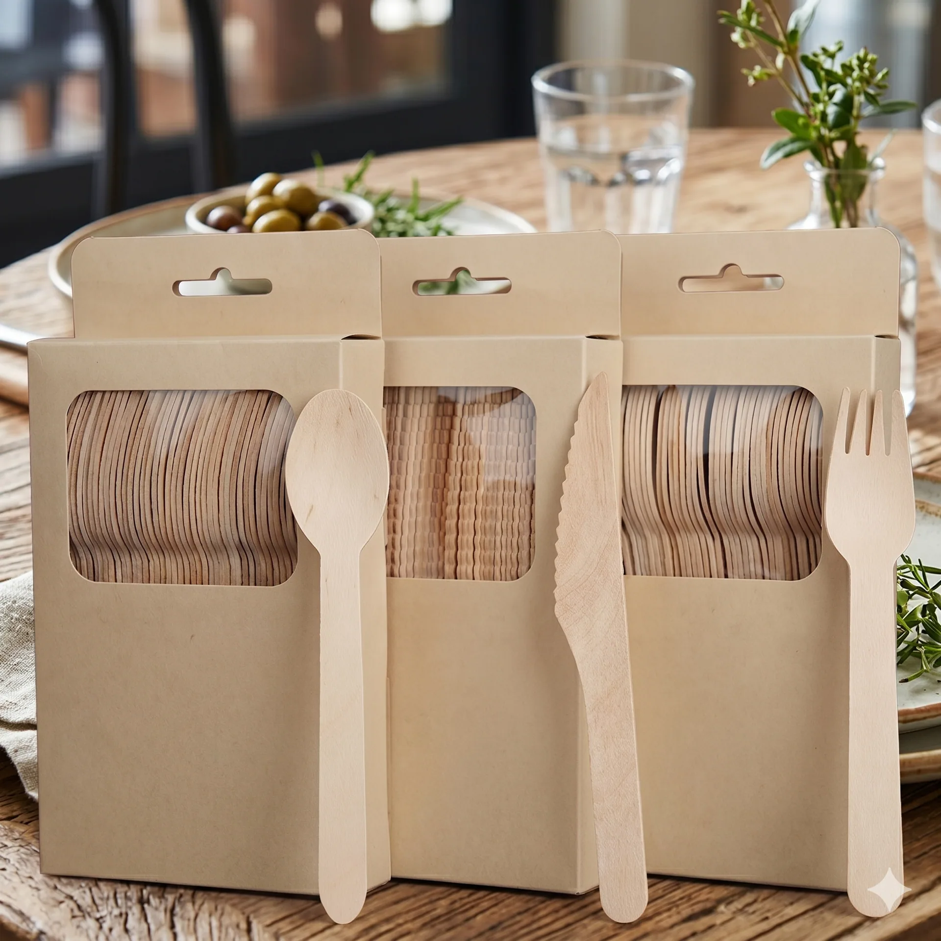 packaging for bamboo cutlery wholesale