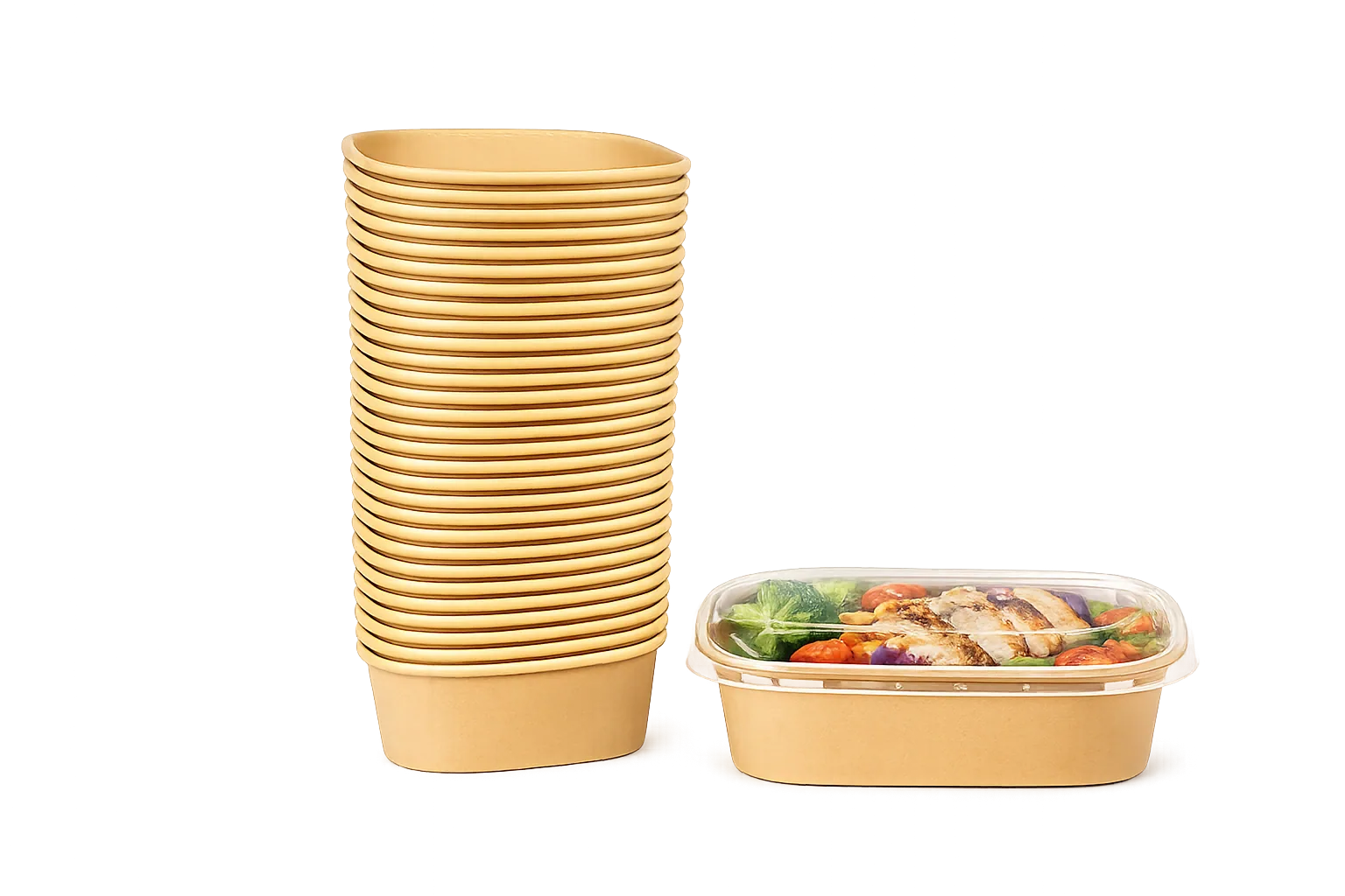 Rectangle Paper Bowls Wholesale