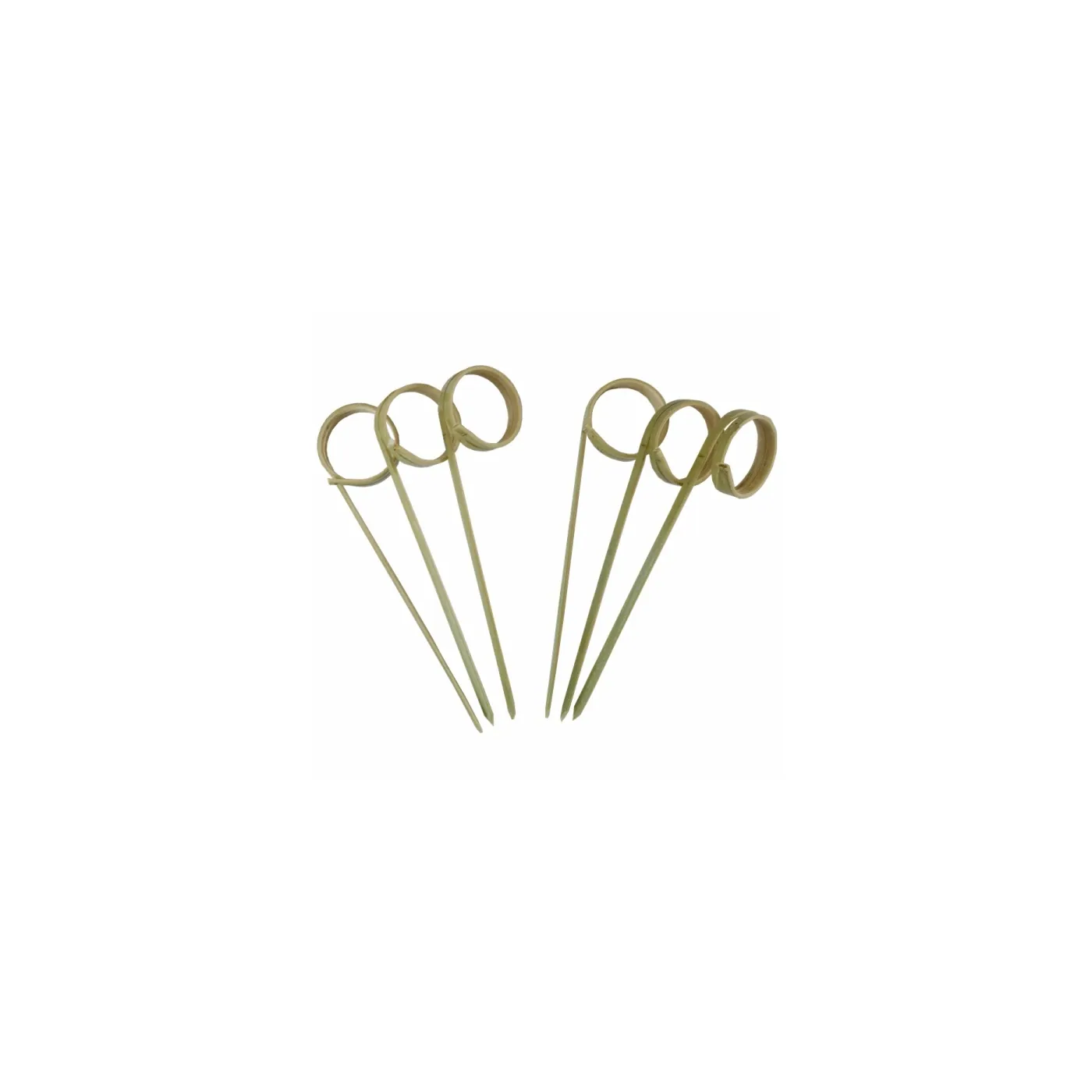 Disposable Bamboo Ring Pick 3.5 inch white background product image