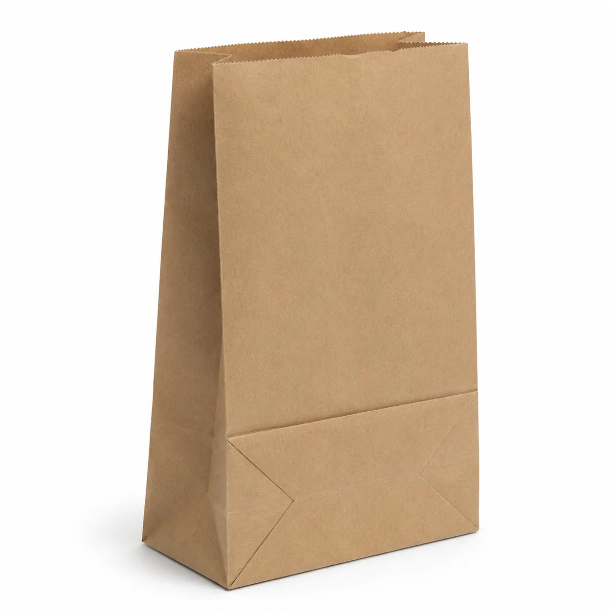 No-handle kraft paper bag product view