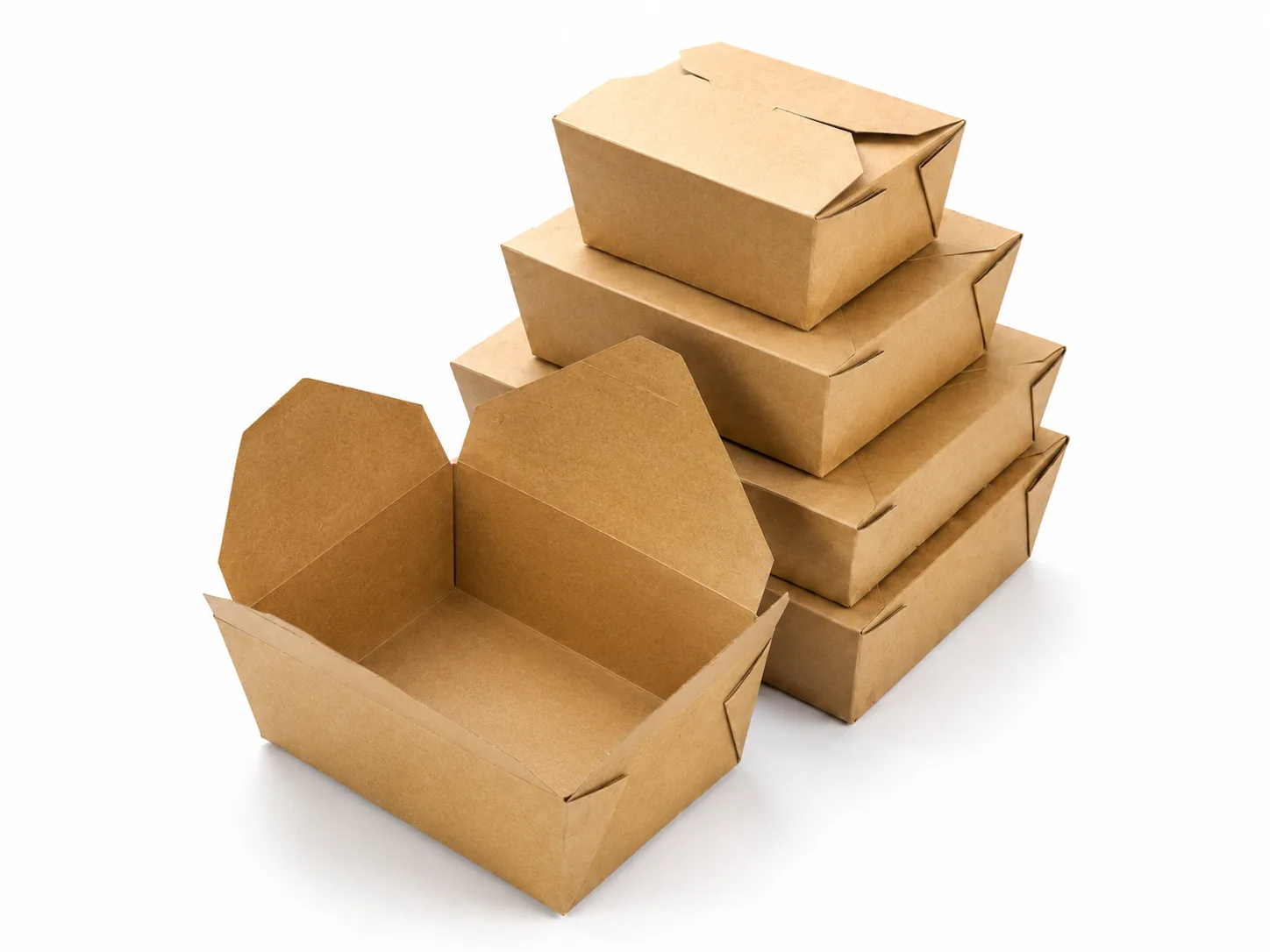 TOGO Kraft Paper Food Boxes Manufacturer - Custom Logo for Takeout