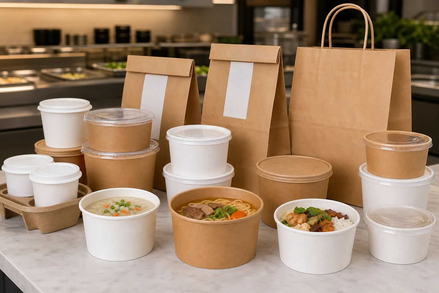 Takeaway Soup Containers with Lids