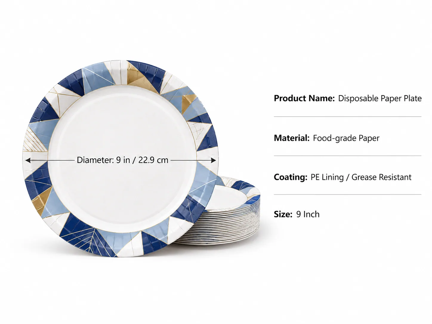 Heavy duty paper plate options