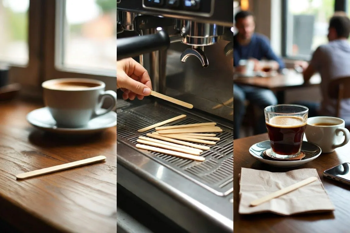 Bamboo Coffee Stirrers for Cafes, Hotels, Bars and Distributors