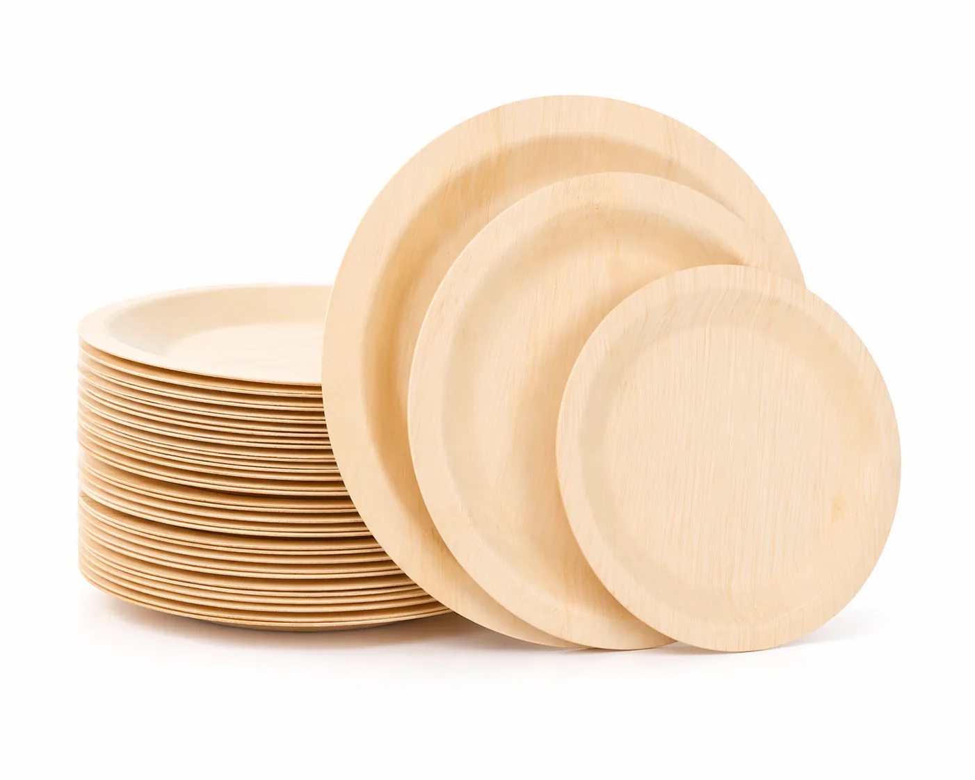 Round Wooden Plate