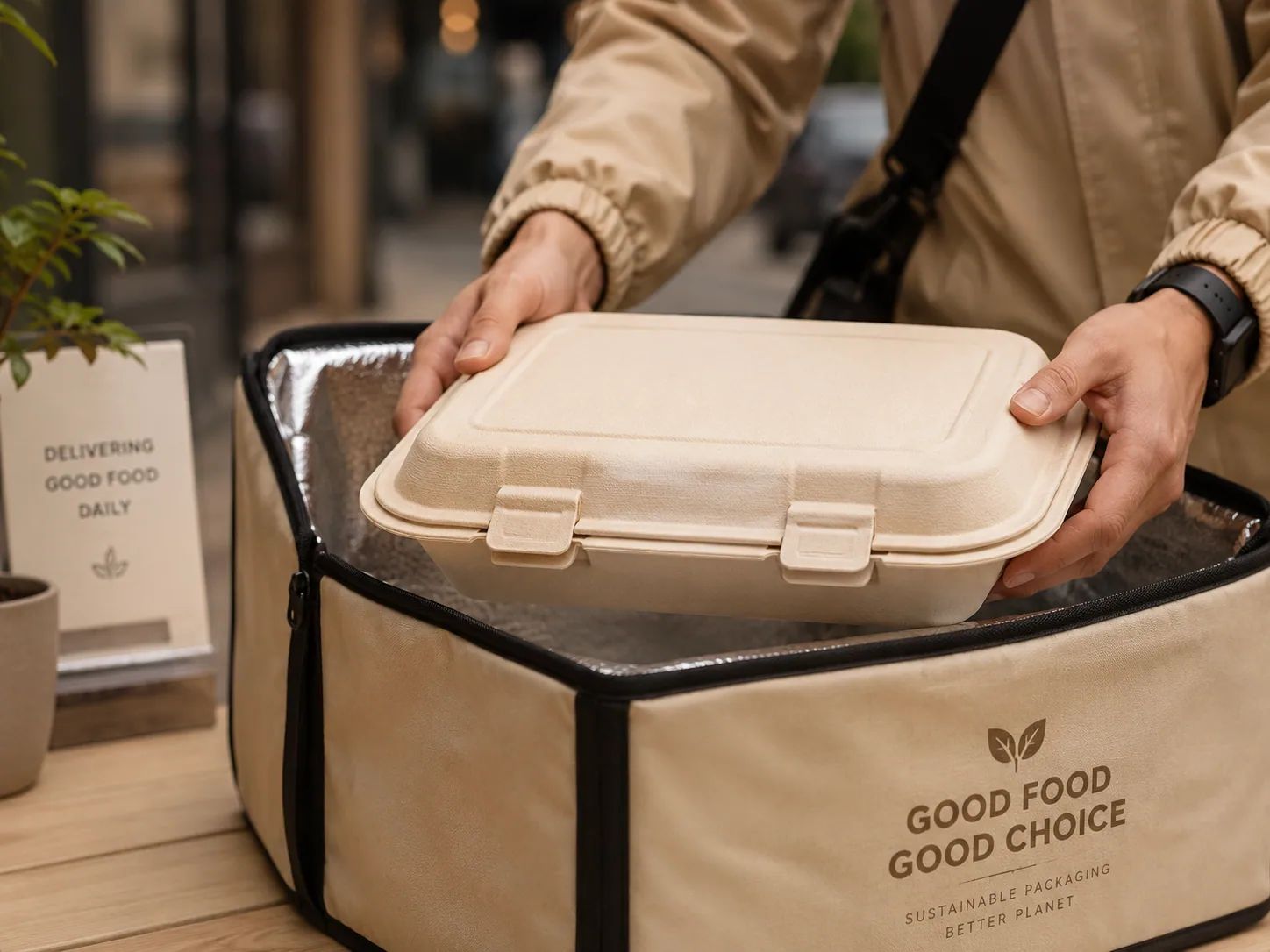 Secure Tab-Lock Clamshells for Delivery
