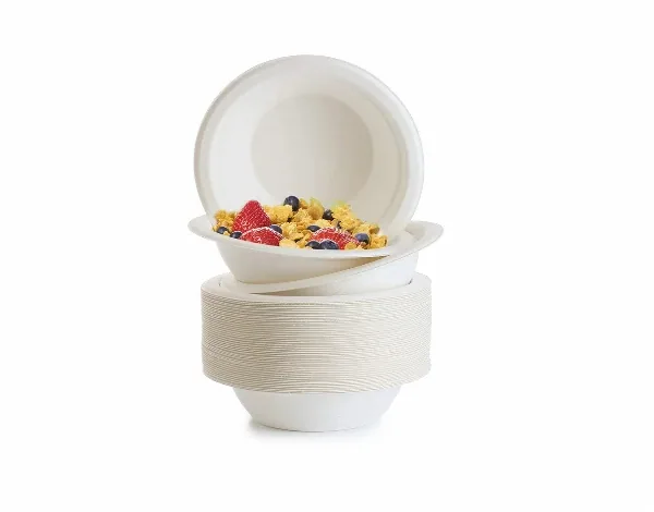 TOGO bagasse bowls with lids product image for takeout and prepared foods