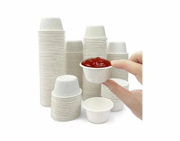 TOGO bagasse cups wholesale product image for portion cups and sauce cups