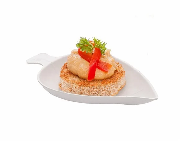 Sugarcane Leaf Form Aperitif Dish