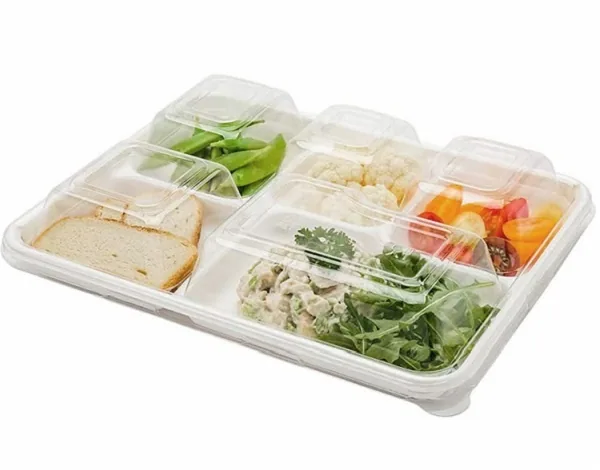 Potrivit pentru cumpărători Bagasse Tray