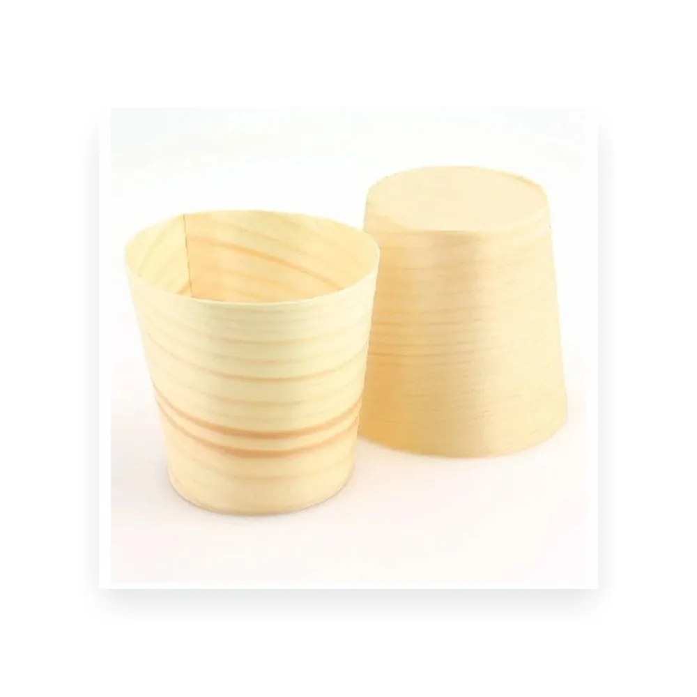 Disposable Wooden Cup - 45*60*60 mm