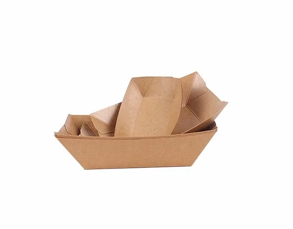 Disposable Paper Boats for Food