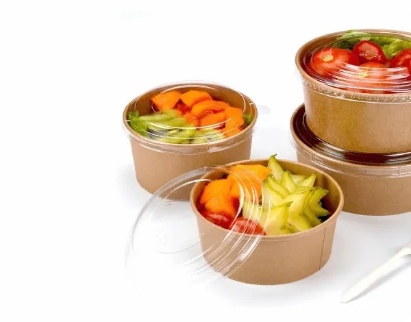 Kraft Paper Takeout Bowls 750ml