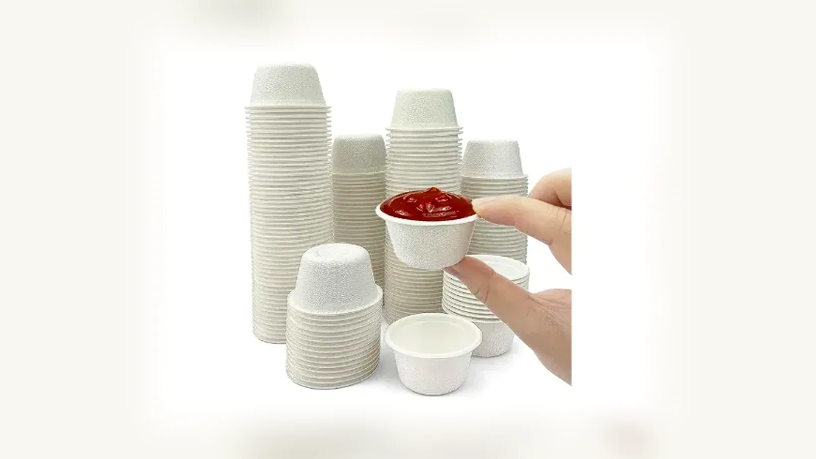 TOGO bagasse cups wholesale product image for portion cups and sauce cups
