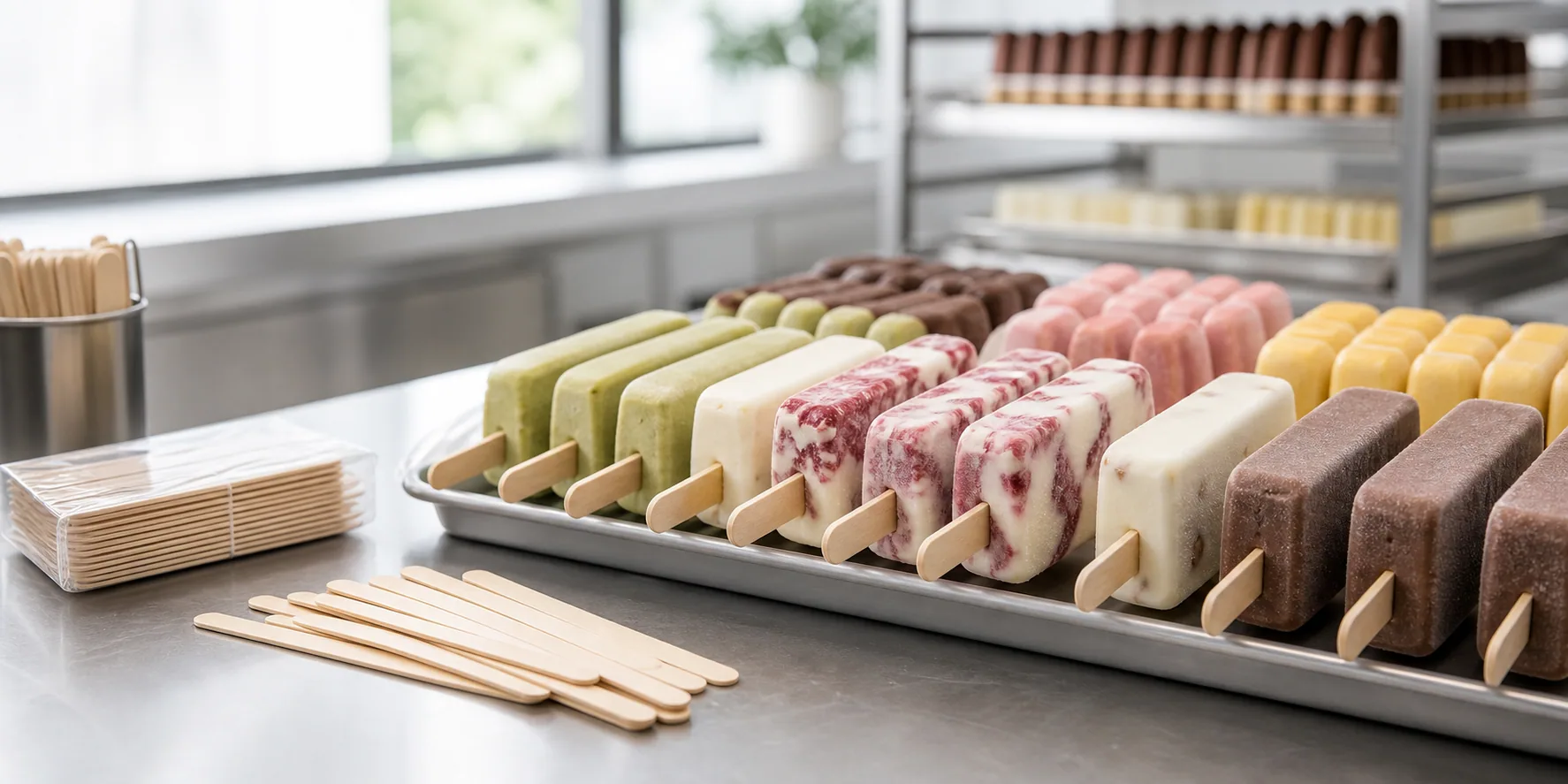 Wooden Popsicle Sticks Built for Repeat Production
