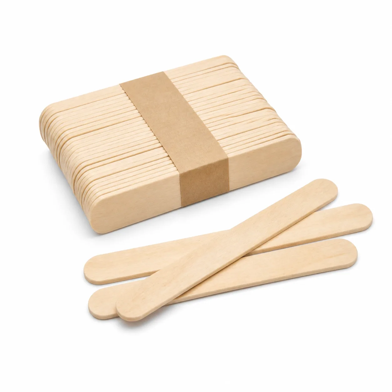 Wooden Ice Cream Sticks 2.6 inch in Bulk